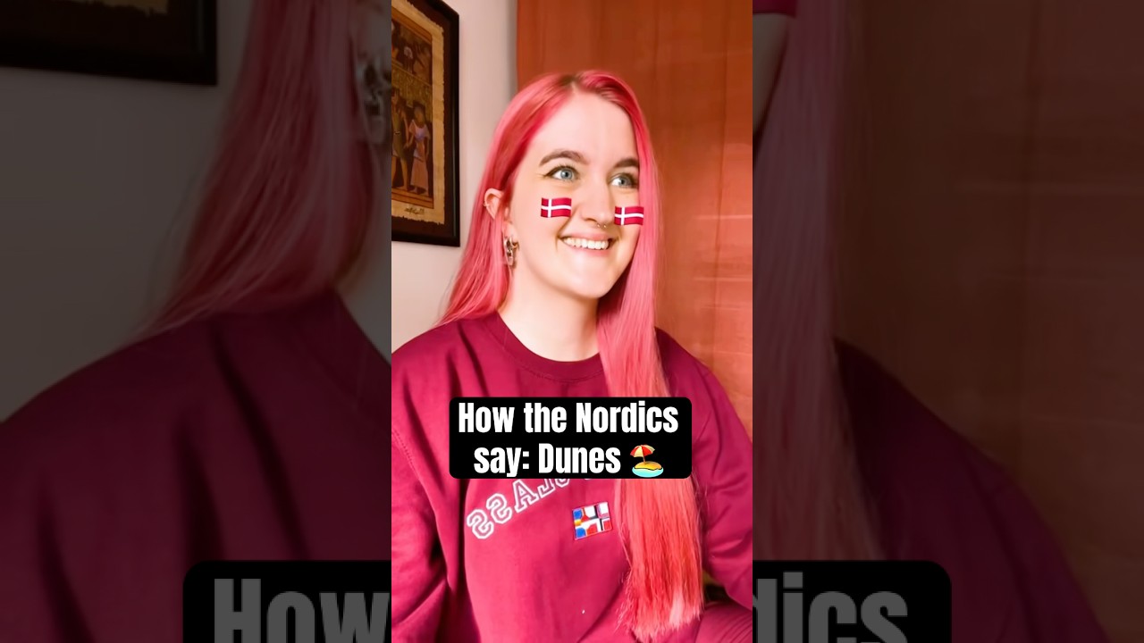 Nordic Countries' Words for Dunes ๐๏ธ