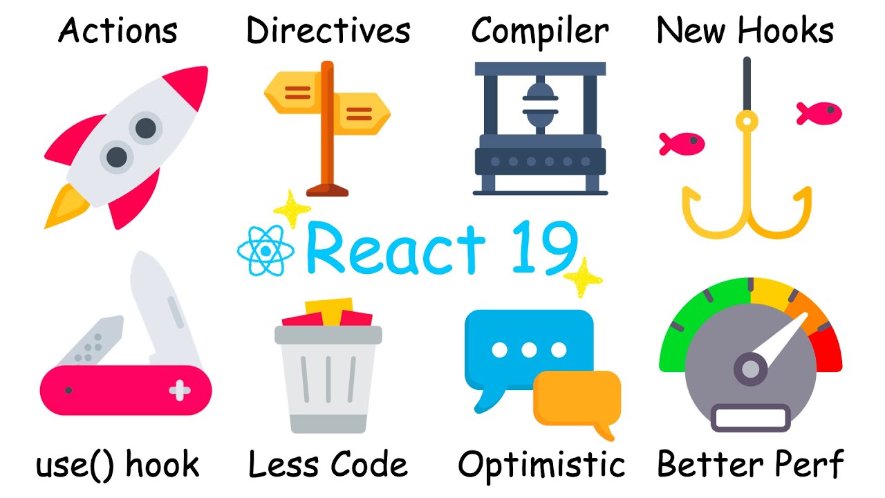 React 19 Features in 8 Minutes 🚀