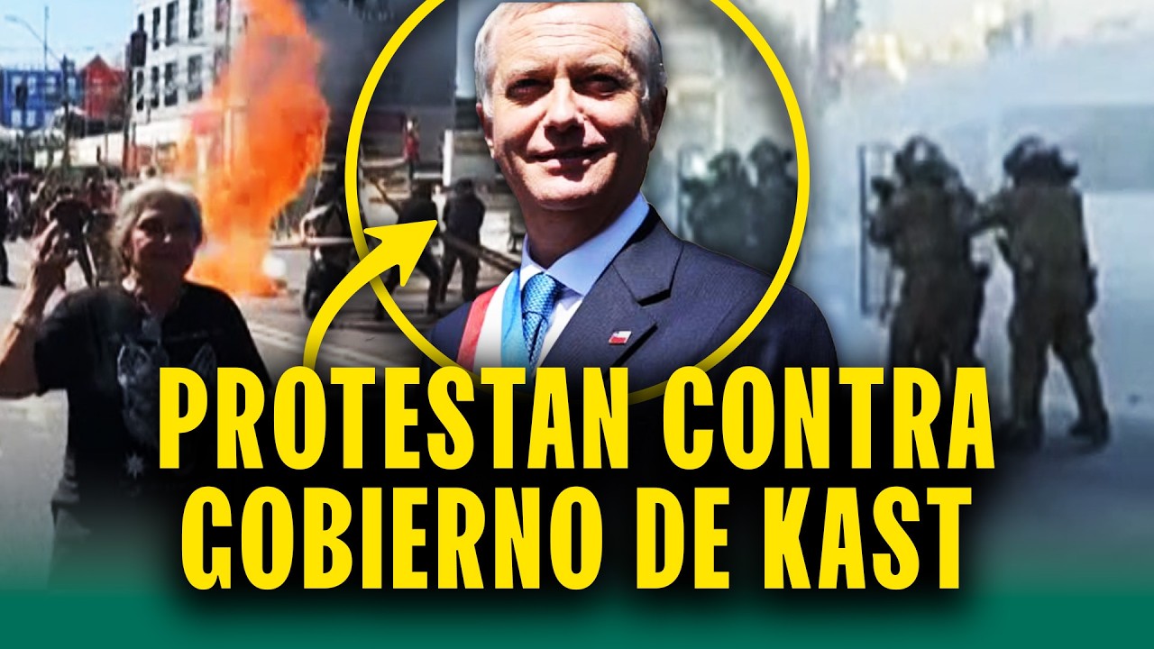 En su primer día como presidente: Chilenos protestan contra el gobierno de José Antonio Kast