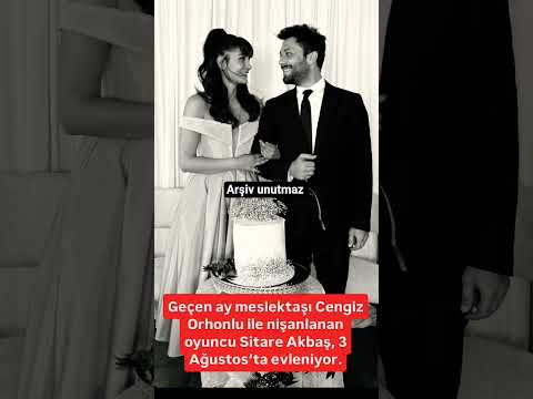 Cengiz orhonlu nişanlanan oyuncu 3 ağustosta evleniyor