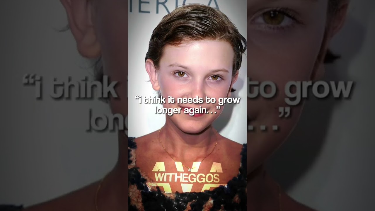 Millie Bobby Brown’s hair through the years | #milliebobbybrown #reccomended #reccomend #fyp