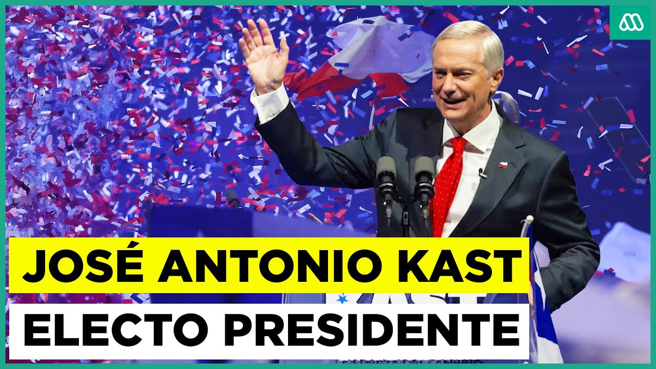 José Antonio Kast es el nuevo Presidente electo de Chile