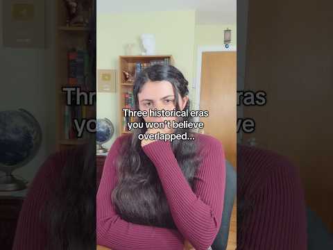 Three wildly different historical eras that overlapped #history #art