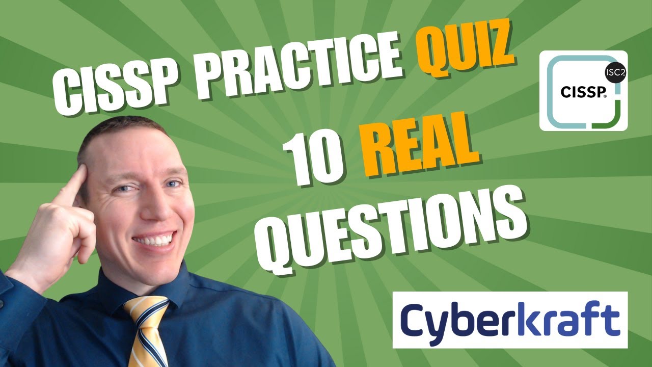 CISSP Practice Quiz: 10 Real Questions 🛡️