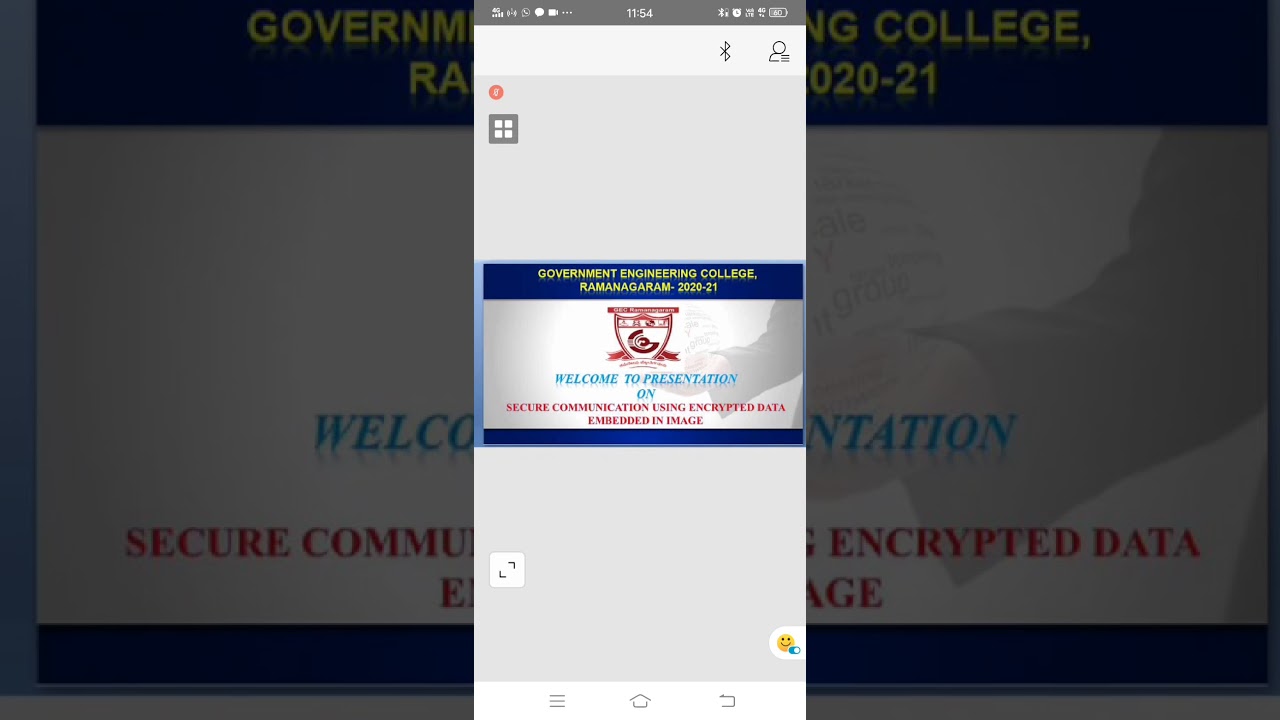 VTU Data Encryption in Images - 7th Semester CSE Project