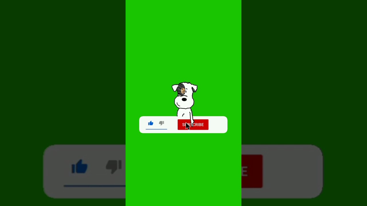 YouTube Like & Subscribe Green Screen Animation ๐ฅ