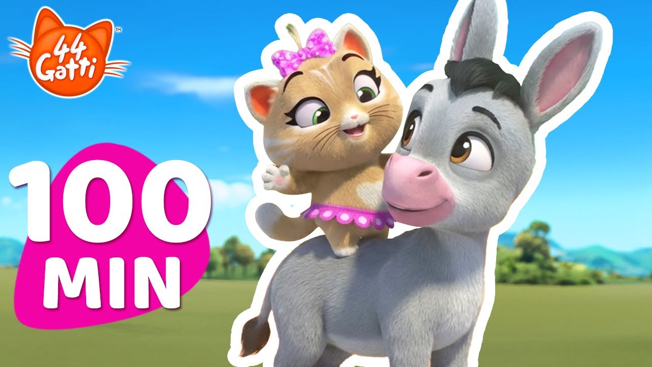 44 Gatti 4K | Oltre 100 Minuti di Episodi 🐾
