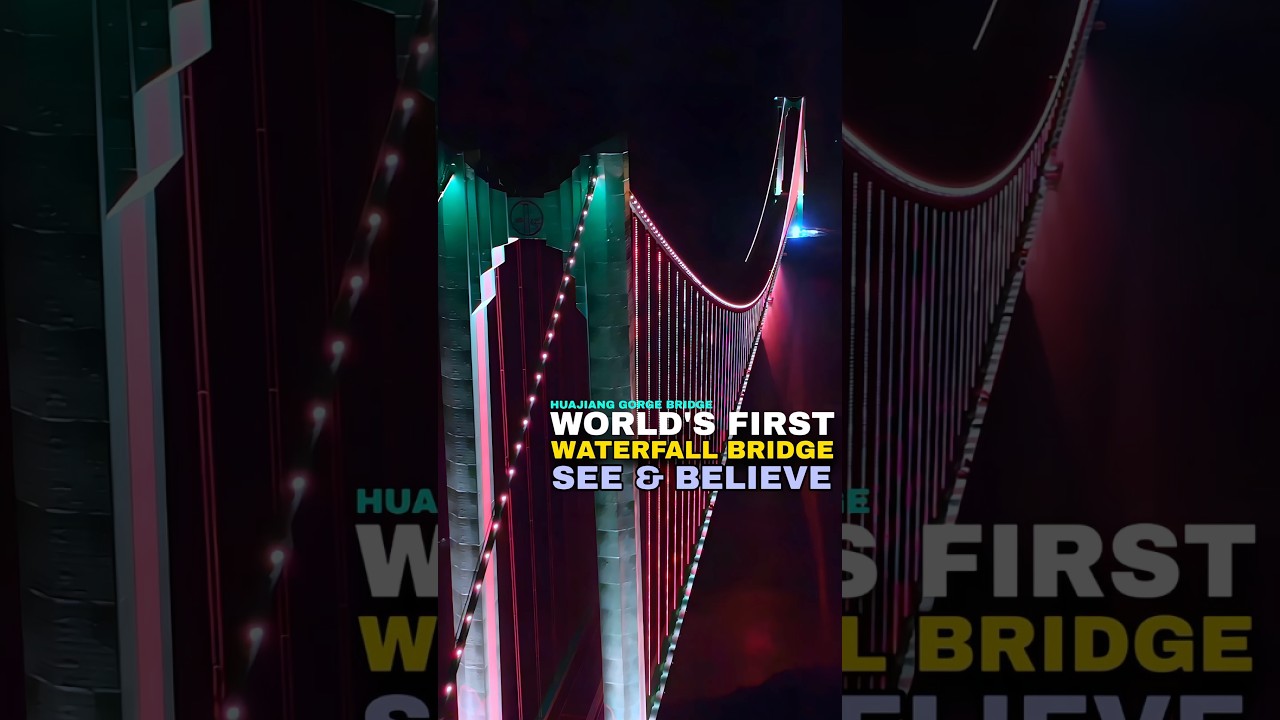 World’s Tallest Bridge & Skywater Light Show 🌉