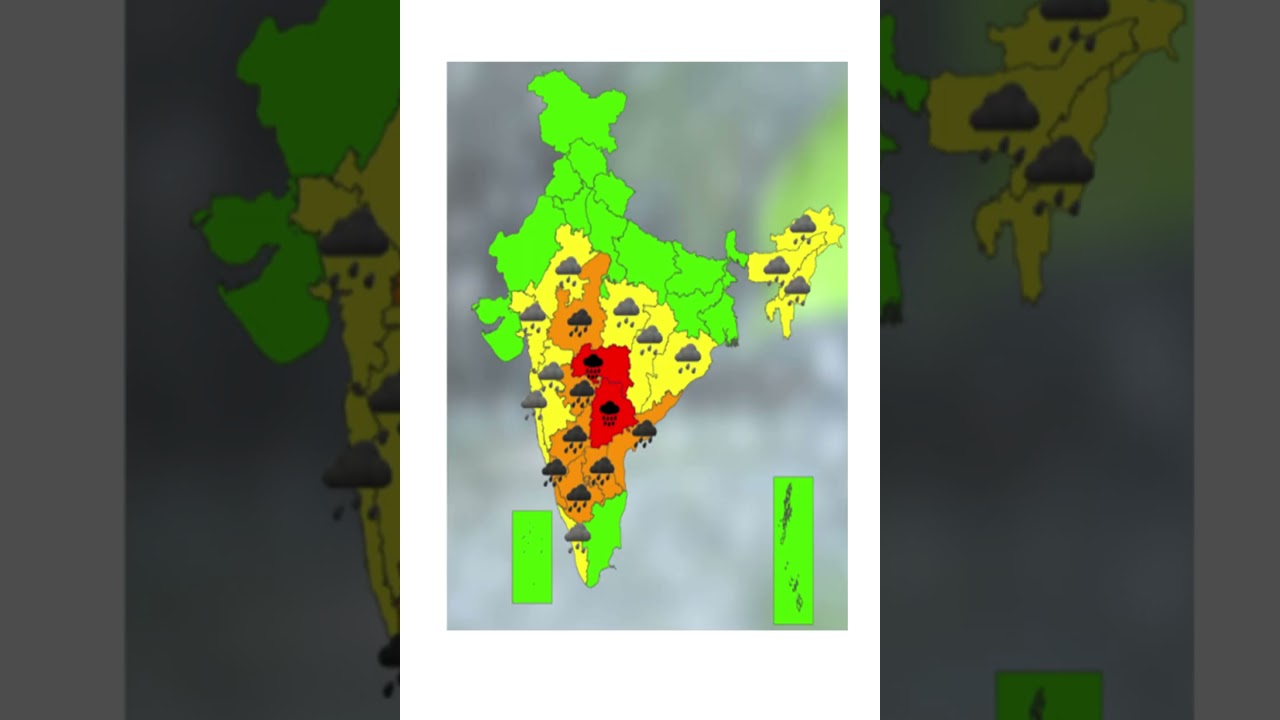 India Meteorological Department Warning Color Codes Explained ☔