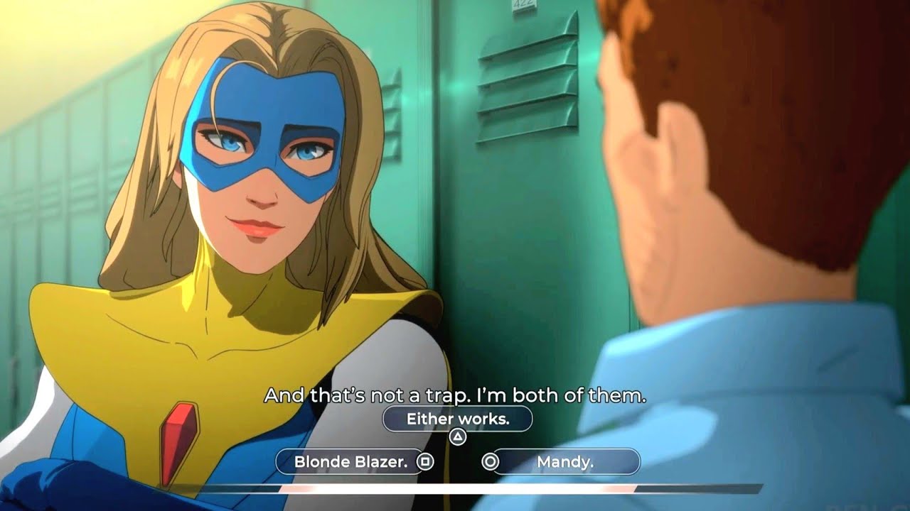 Blonde Blazer Bathroom Scene & Dialogue Choices 🚻