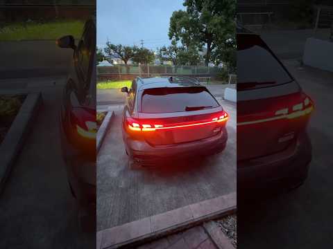 New Audi B10 A5 avant light show. #audi #a5 #b10 #avant