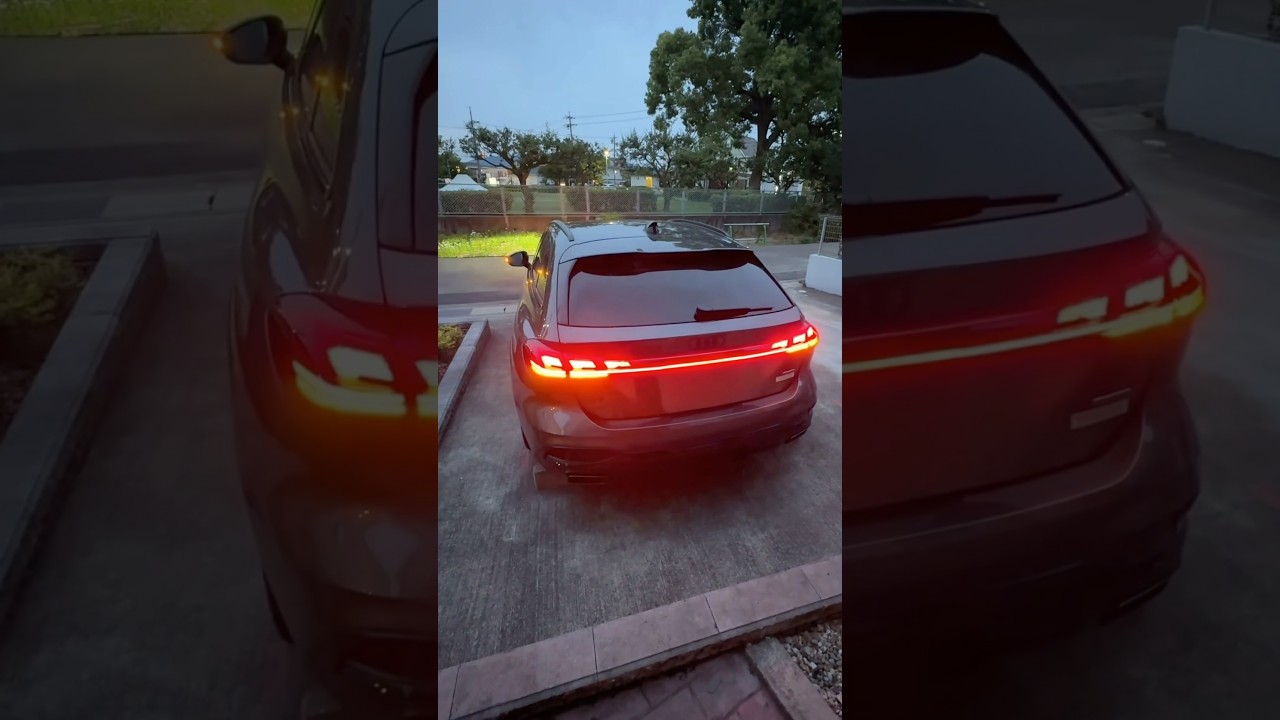 New Audi B10 A5 Avant Light Show