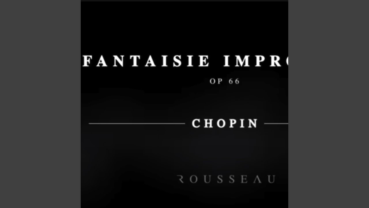 Chopin's Fantaisie-Impromptu - Op. 66 🎹