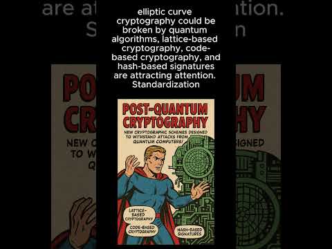 Post-quantum cryptography refers to new cryptographic schemes designed to