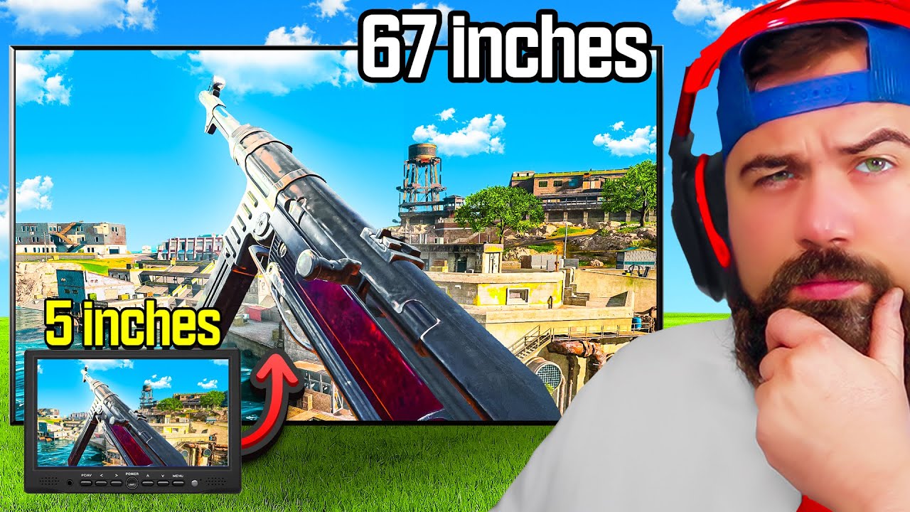 Warzone on Tiny vs. Large Monitors ๐ฎ