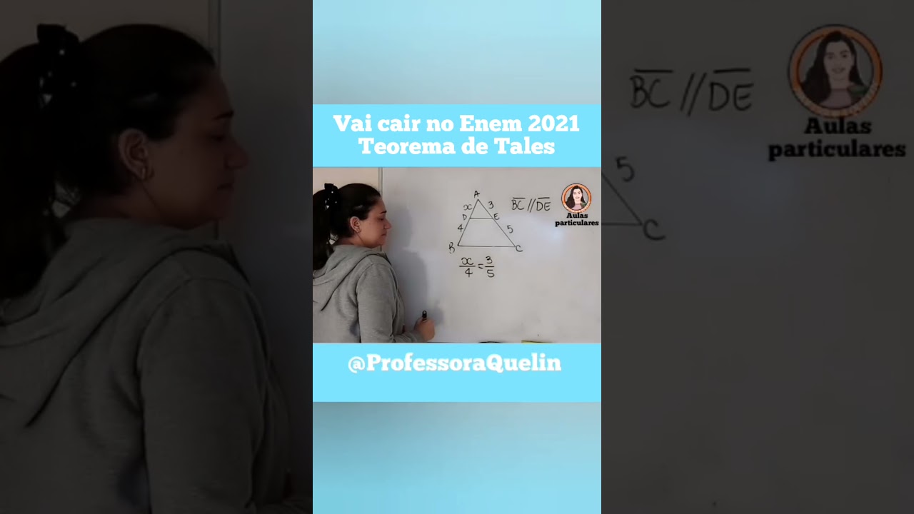 Teorema de Tales para o ENEM 📚