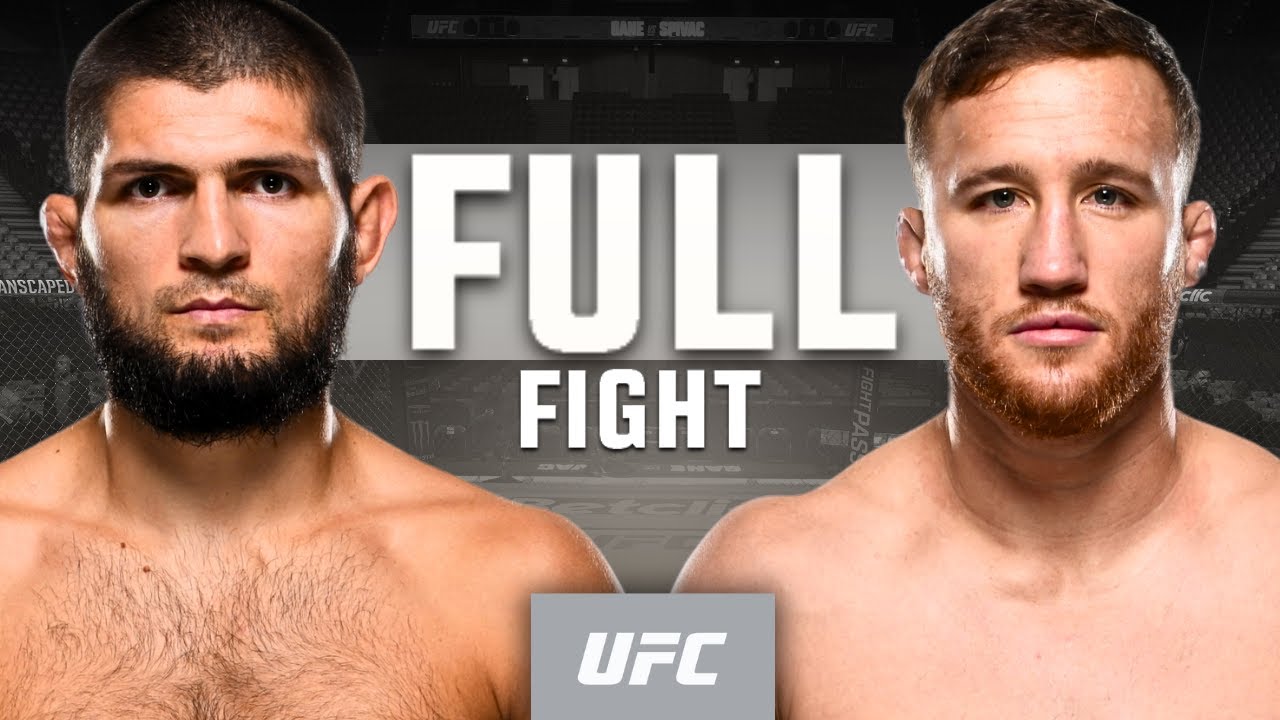 Khabib vs Gaethje | Full UFC Fight for Lightweight Belt