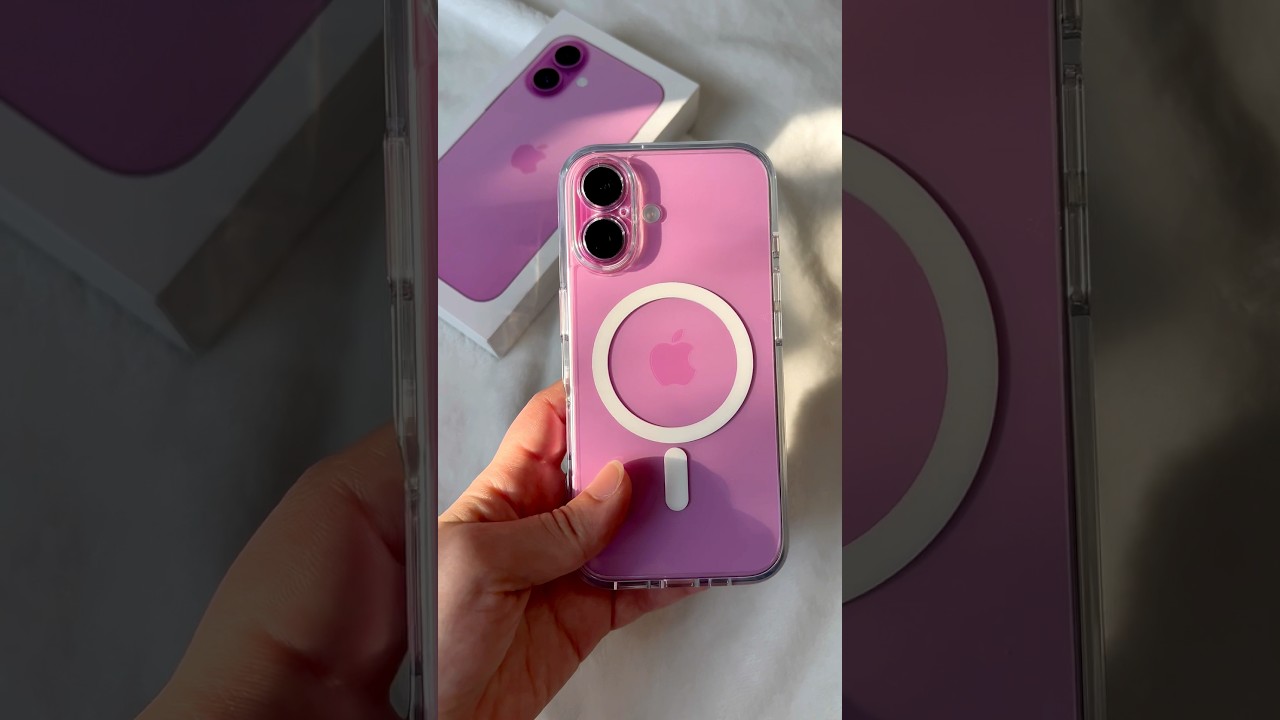 iPhone 16 Pink 128GB Unboxing ASMR 🌸