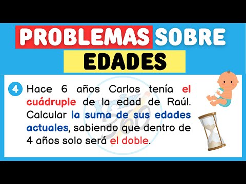 Problemas sobre edades | Razonamiento Matemático