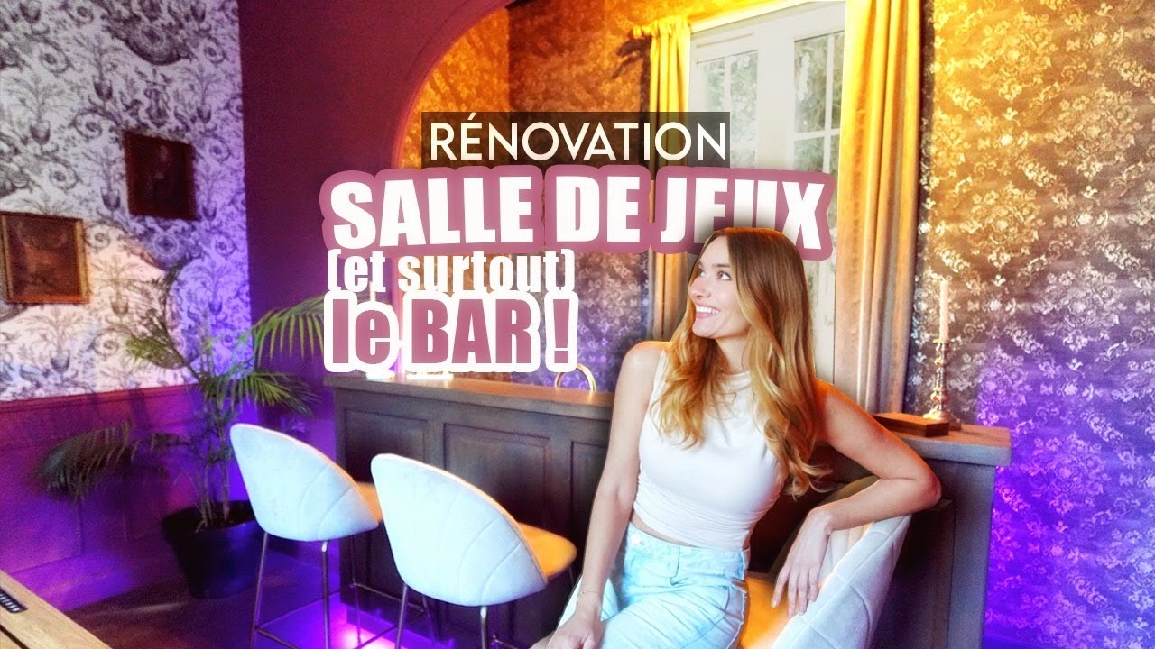 Rénovation du bar de la salle de jeux 🎮