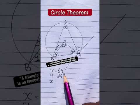 ✅ Circle Theorem Rules💯