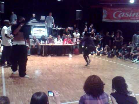 Peep's & Bibiss vs Tatiana & Oumou final new style battle contest night lausanne 2009