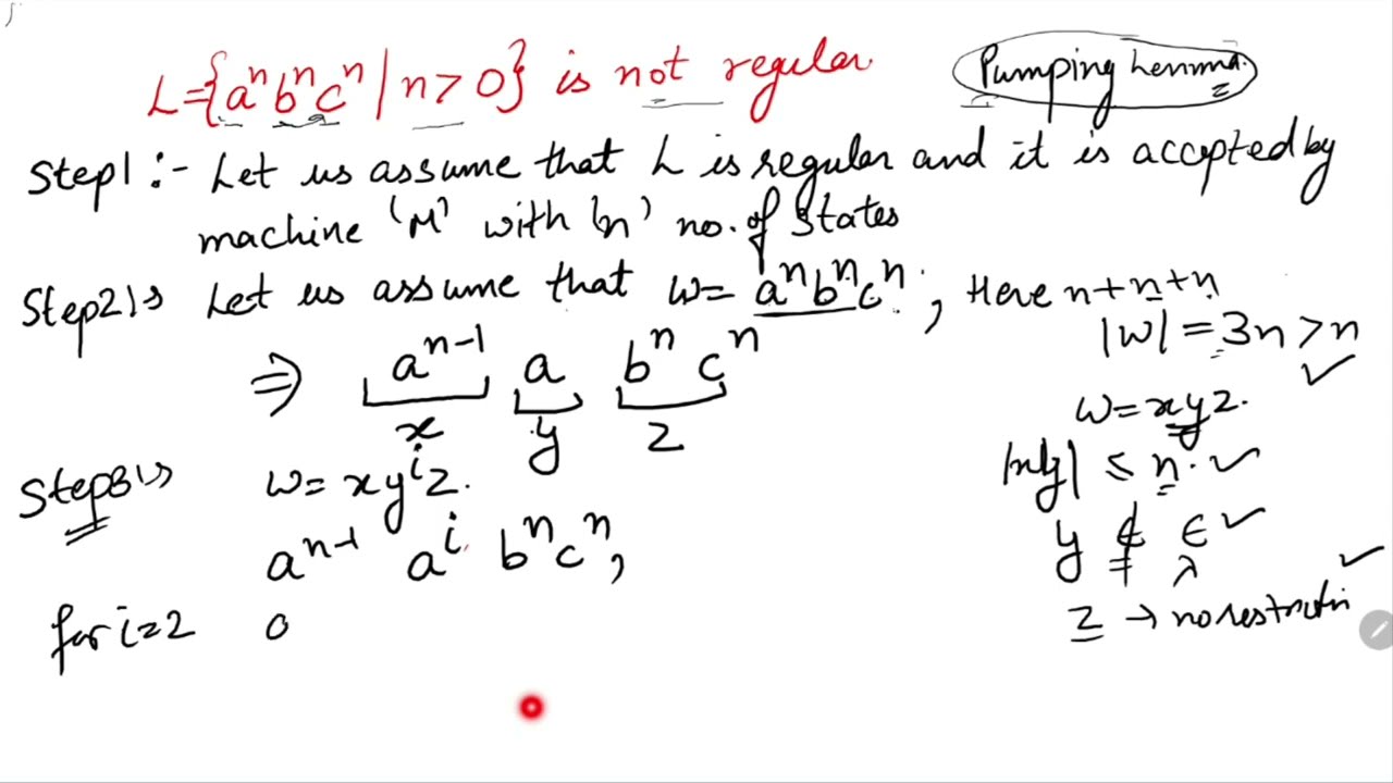 Mastering the Pumping Lemma for Regular Languages: Step-by-Step Example 📚