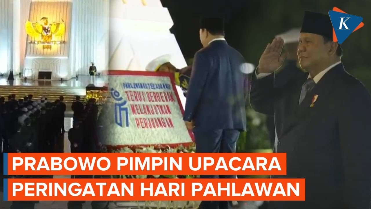 Prabowo Pimpin Upacara Hari Pahlawan di TMP Kalibata ๐ฎ๐ฉ
