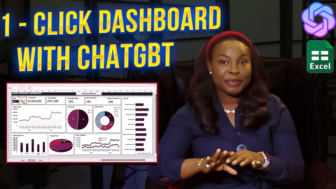 How To Use ChatGPT To Make An Interactive Excel Dashboard