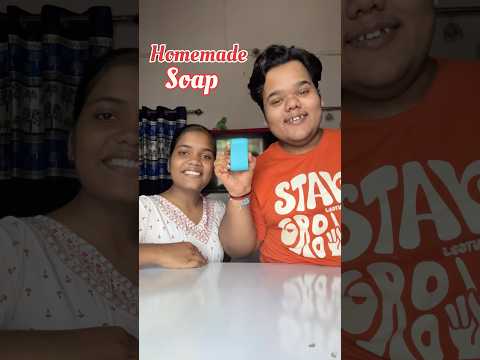 My Sister Vs Me : Who will make the best Homemade Soap #shorts