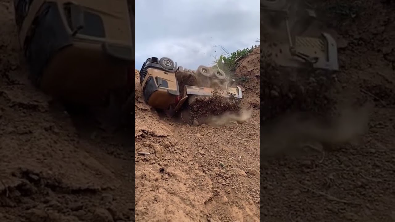 Shocking Truck Accident Footage: Heavy Vehicle Crashes and Falls 🚚