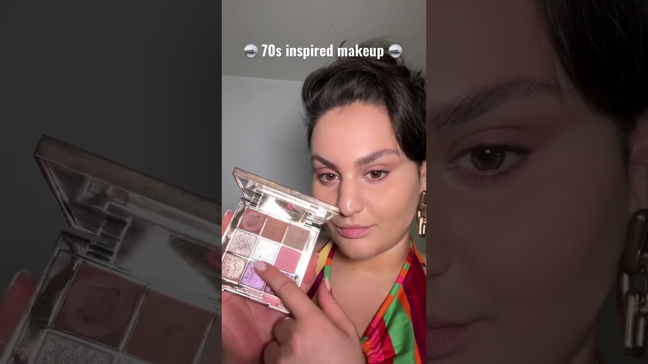 Step into the dazzling disco era with this 70s makeup look, darlings! 🪩 #CharlottesHistoryOfMakeup