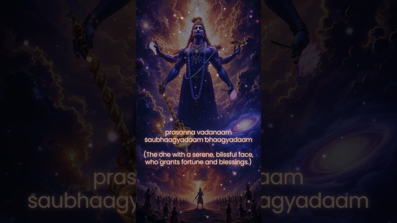 Prasanna Vadanam Meaning | Viral Sanskrit Shloka ✨