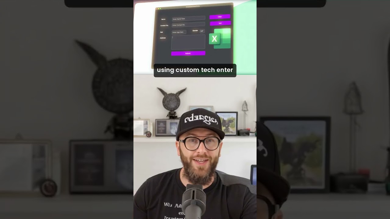 Fully Automated Data Entry User Form Using Python | GUI Tkinter Project