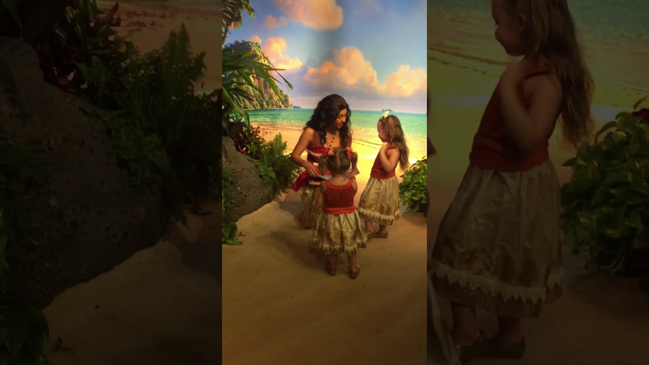 Meeting Moana at Disney's Hollywood Studios 🌟