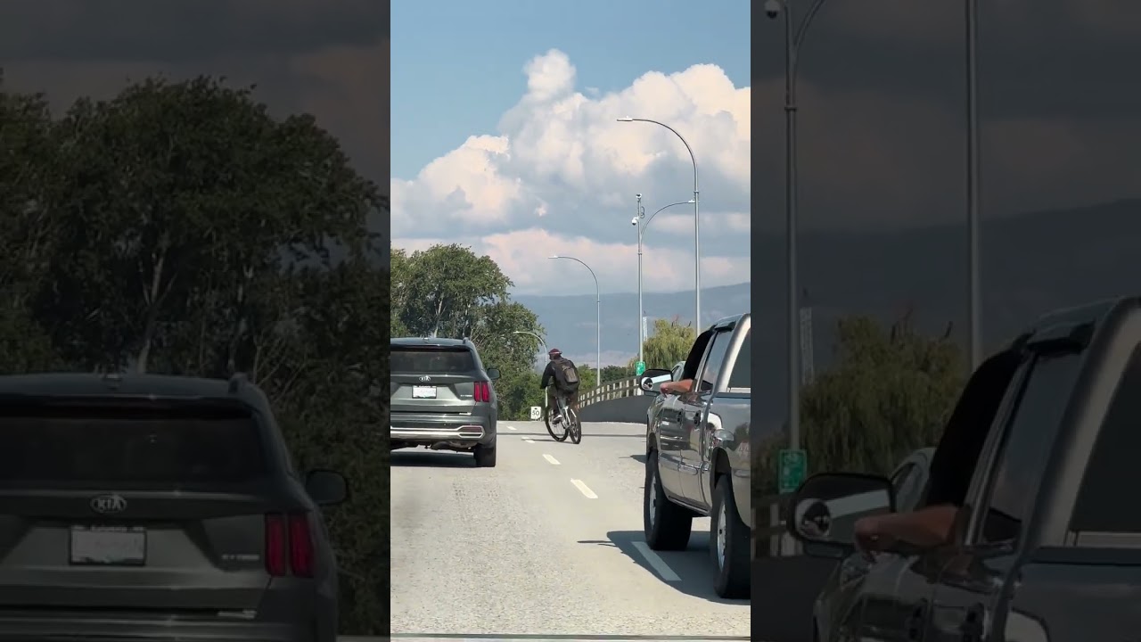 Cyclist Disrupts Traffic π²