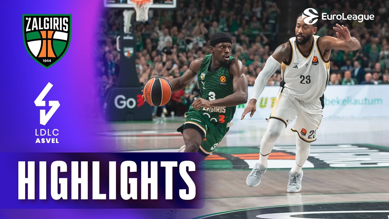 Zalgiris Kaunas vs ASVEL | Basketball Highlights 2025-26 🏀
