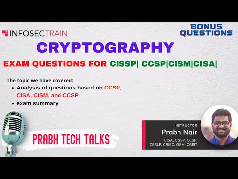 CRYPTOGRAPHY Questions for CISSP , CISA CISM and CCSP