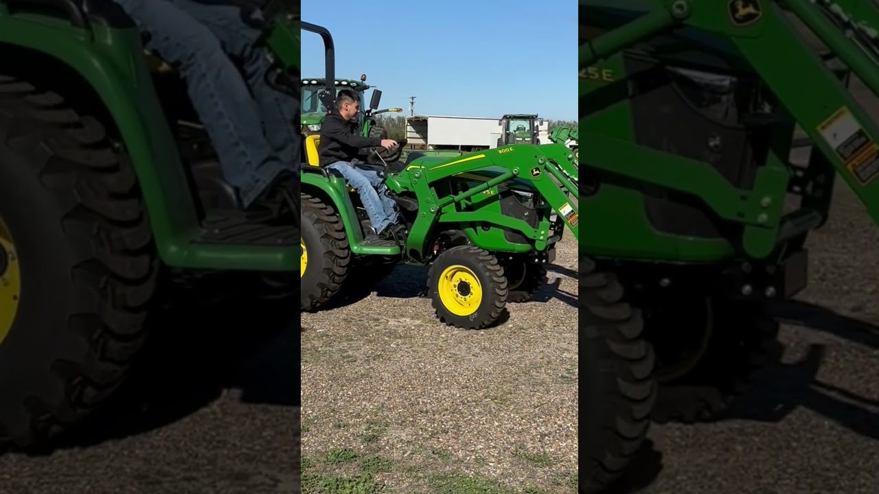 Testing out a John Deere 3025e #johndeere