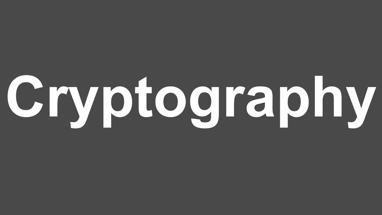 Master the Correct Pronunciation of 'Cryptography' ๐
