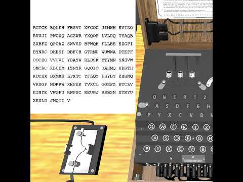 In brief: Encrypting and sending an Enigma message