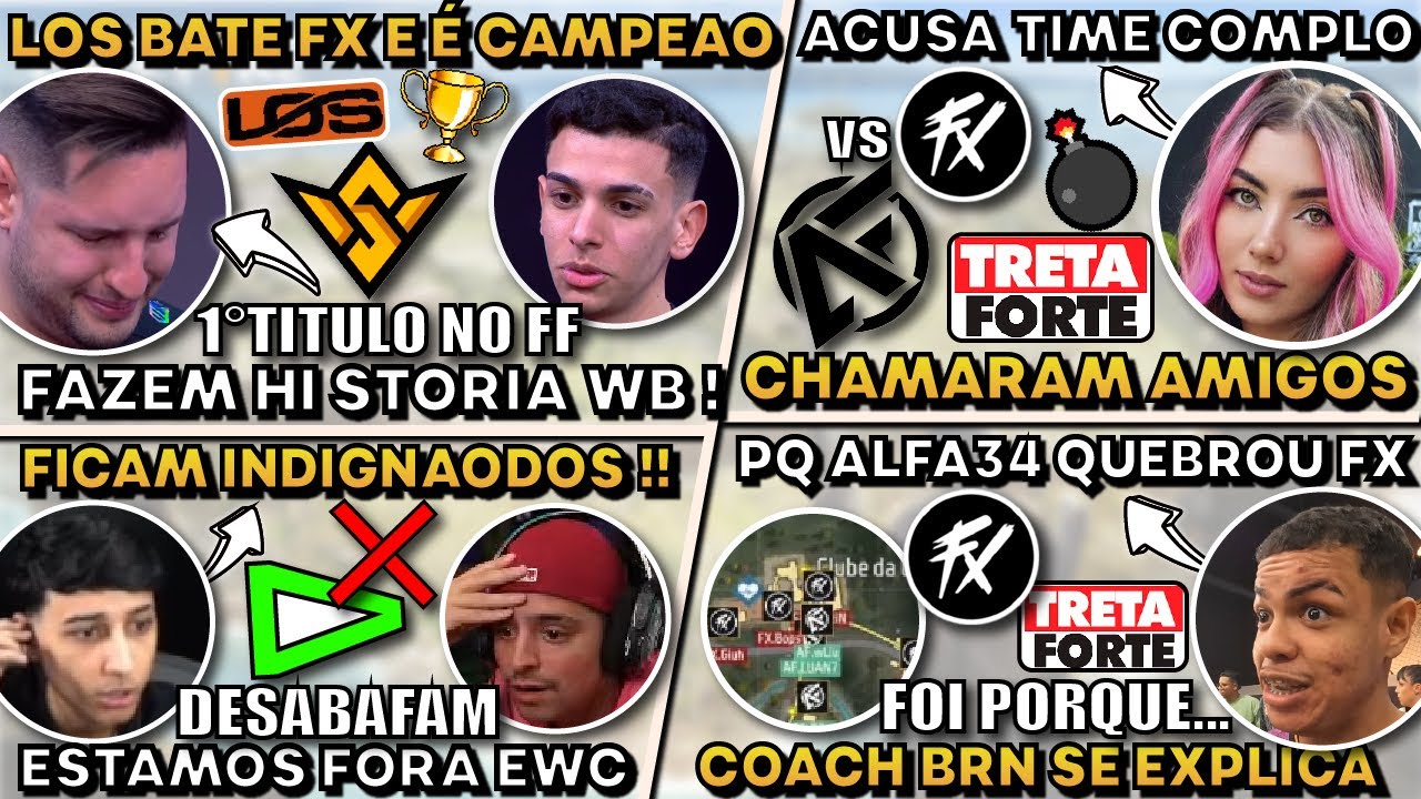 LOS FAZ Faz História como Campeão! Alfa34 Quebra o FX? Coringa/Bak Reagem com Indignação! 🔥