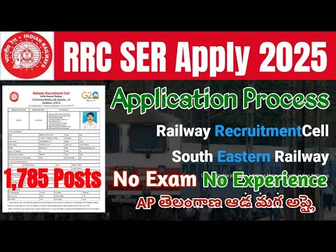 RRC SER Kolkata Apprentice 2025 Apply Online 📝