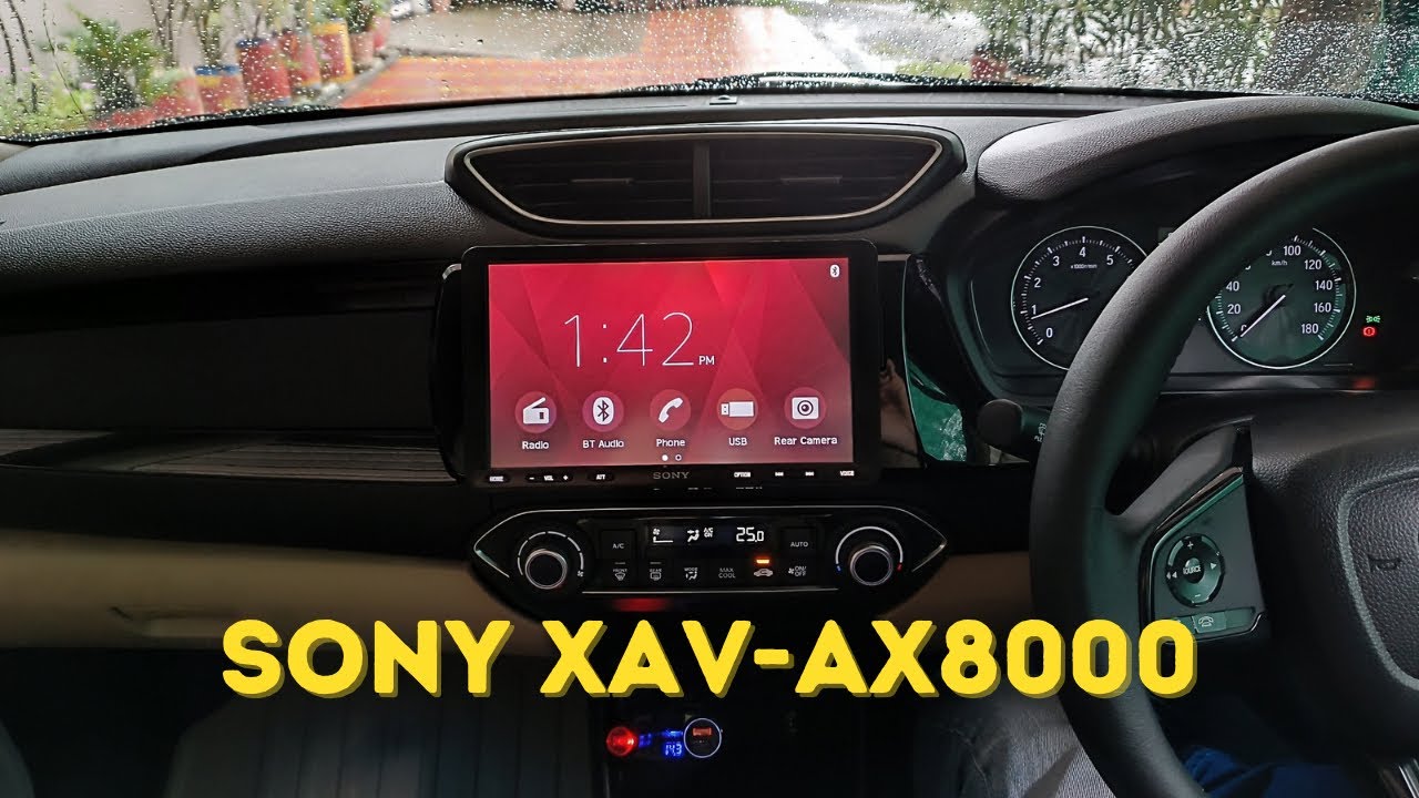 Sony XAV-AX8000 9" Car Audio for Honda Amaze 🚗