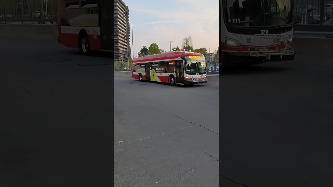 TTC New Flyer XE40 Xcelsior CHARGE #3711 at Birchmount Division 🚍