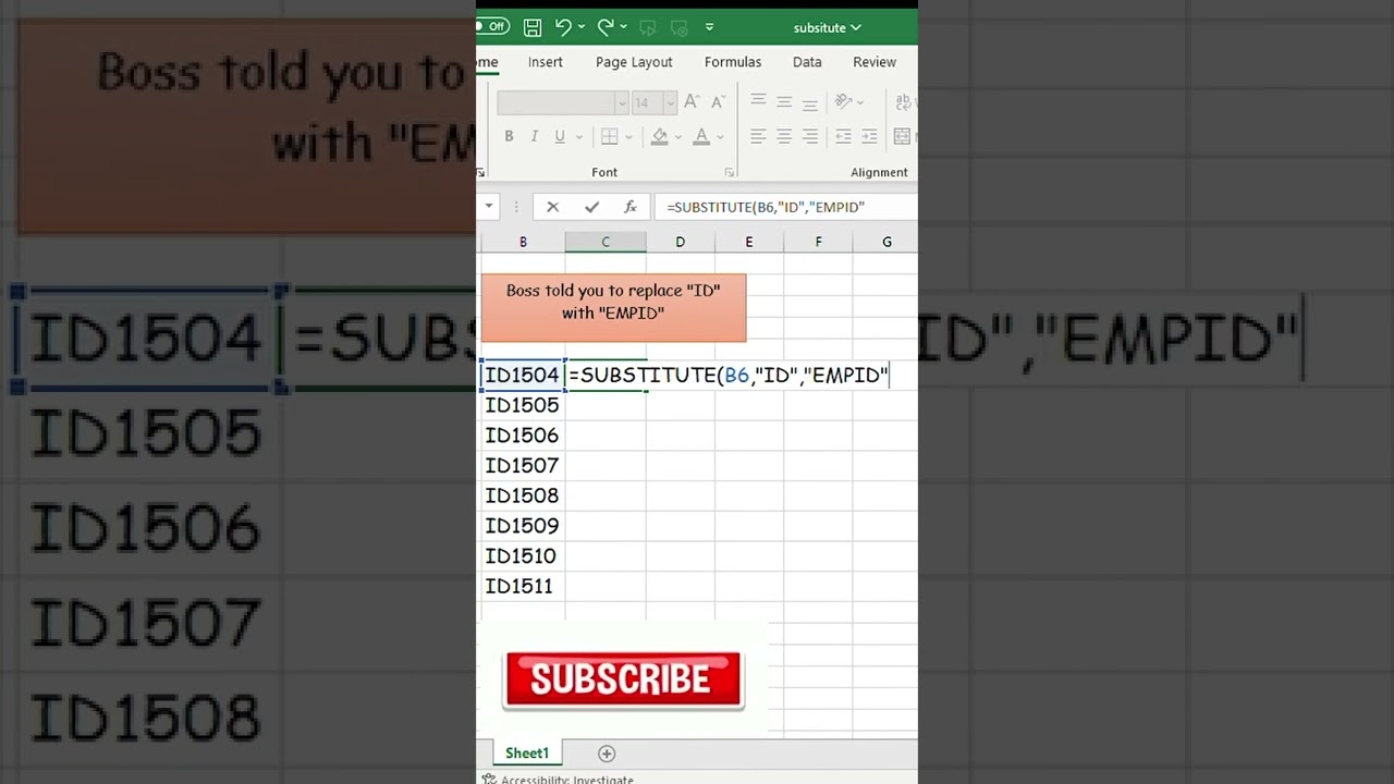 Excel SUBSTITUTE Function Guide 📊