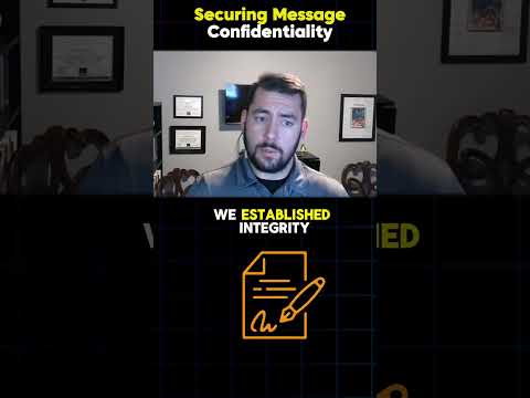 Ensuring Confidentiality and Non-Repudiation in Messages #shorts #cybersecurity #cissp