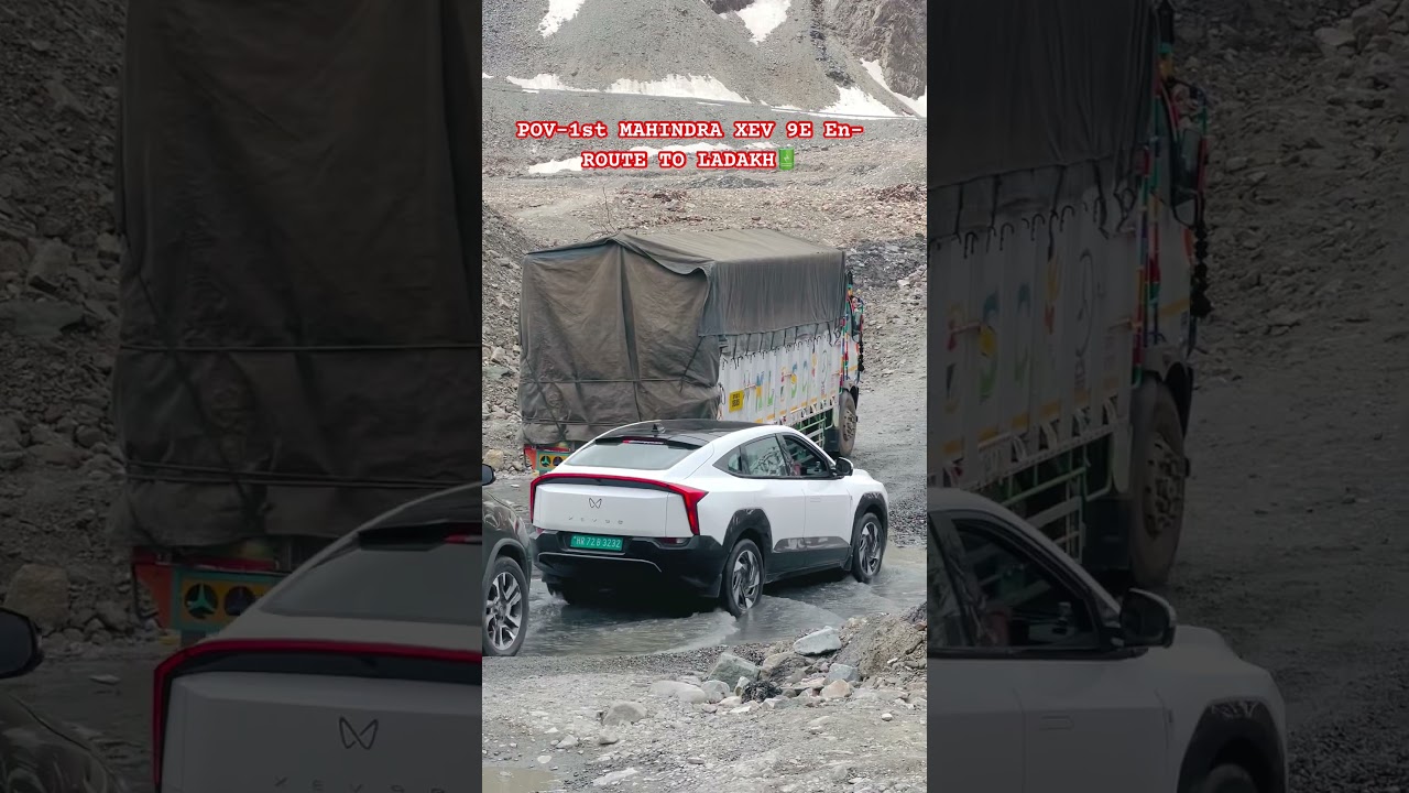 Mahindra XEV 9E First to Reach Ladakh ποΈ