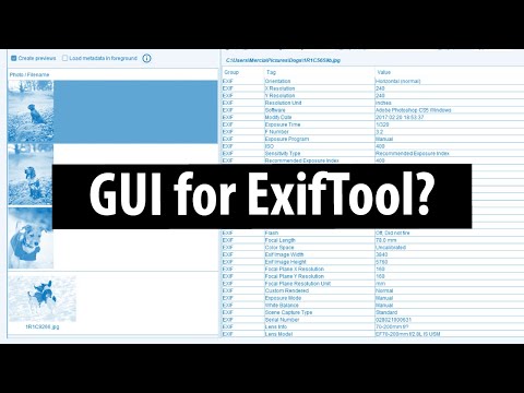GUI for ExifTool?