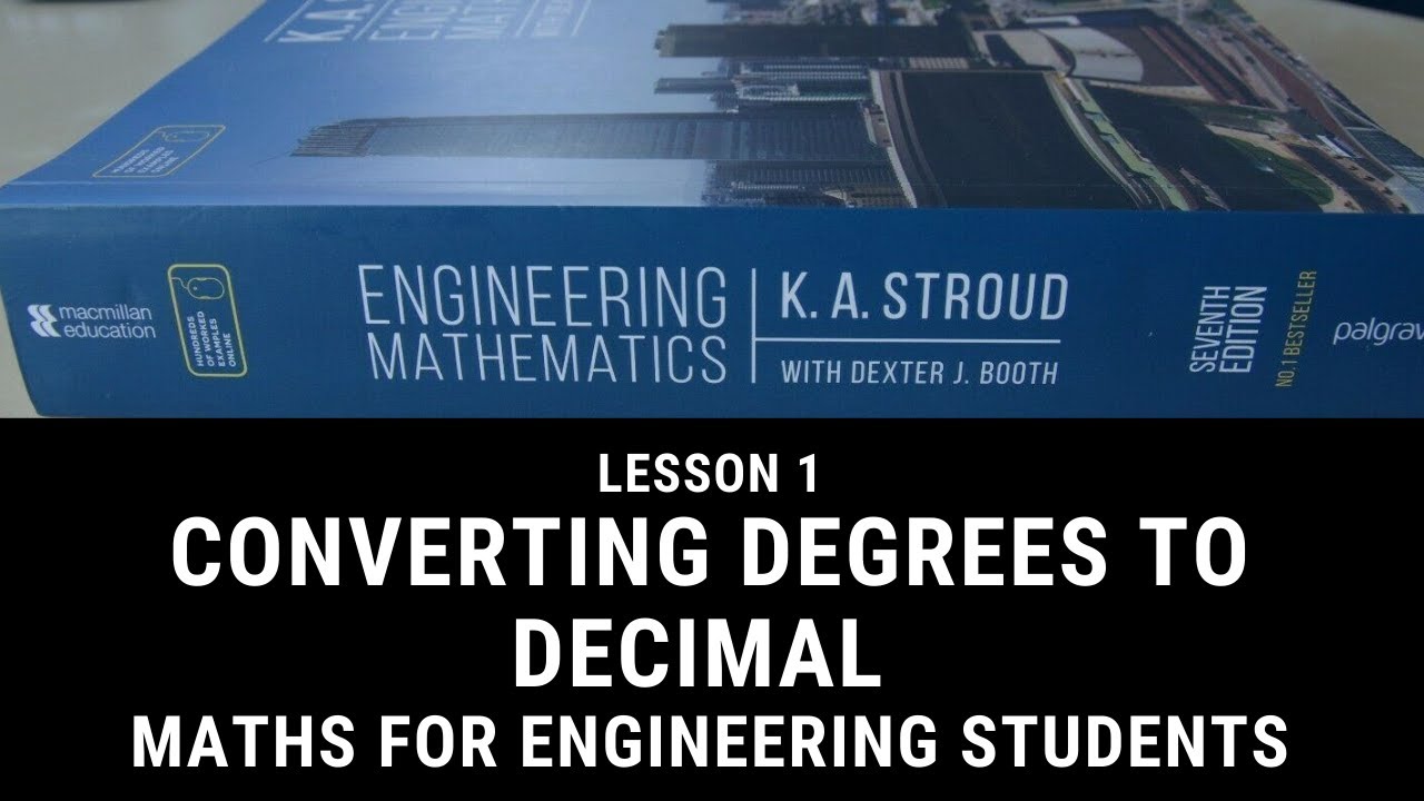 L1 Convert Degrees to Decimal Degrees Easily | Engineering Math Tips 📐